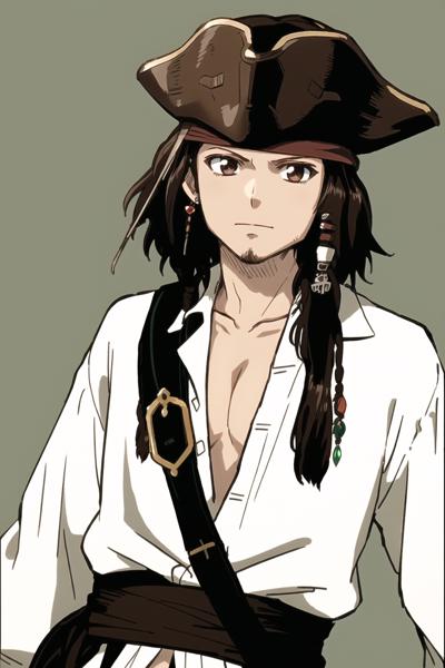 Jack Sparrow - Realistic + Anime - LoRA + Guide | Stable Diffusion LORA |  Civitai
